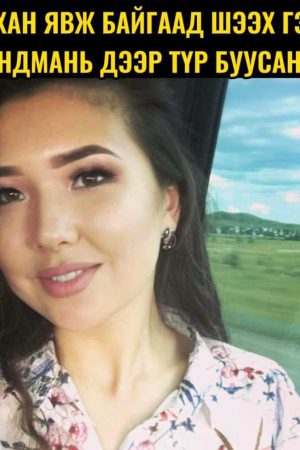 Дархан явж байгаад шээх гээд чандмань дээр түр буусан чинь